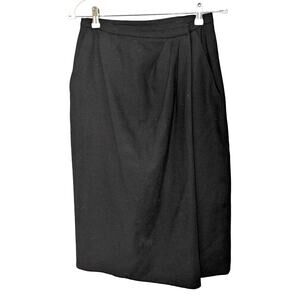 Vintage Anne Klein Wrap Midi Skirt